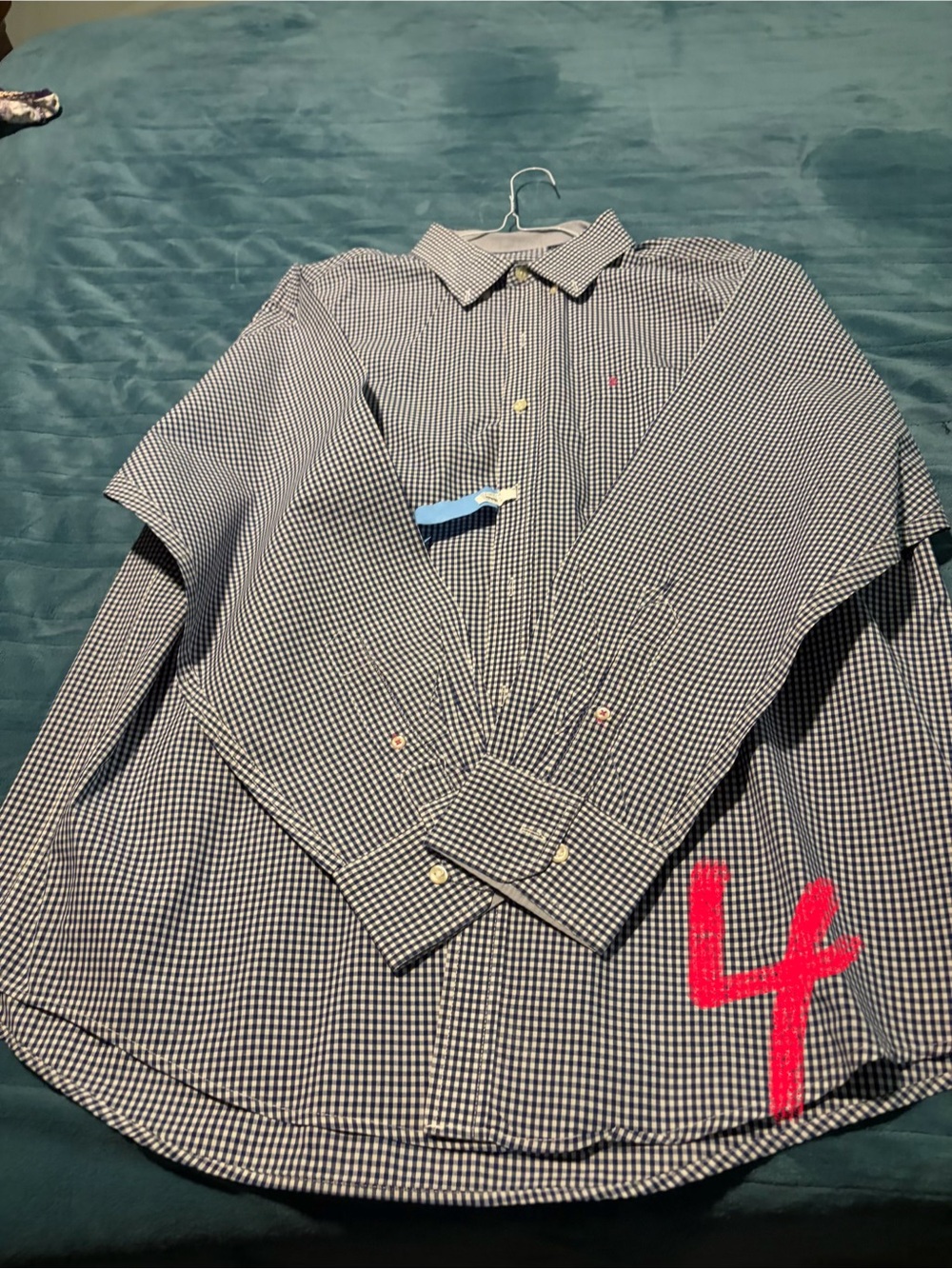 Men's IZOD and Lands' End Long Sleeve Button Down Shirts Bundle